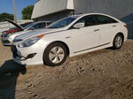 2013 Hyundai Sonata Hybrid White vin: KMHEC4A45DA086620