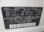 2013 Hyundai Sonata Hybrid White vin: KMHEC4A46DA074508