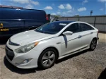 2012 Hyundai Sonata Hybrid White vin: KMHEC4A47CA031021