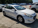 2013 Hyundai Sonata Hybrid White vin: KMHEC4A47DA051108