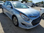 2013 Hyundai Sonata Hybrid Синий vin: KMHEC4A47DA067261