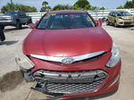 2012 Hyundai Sonata Hybrid Red vin: KMHEC4A48CA044344