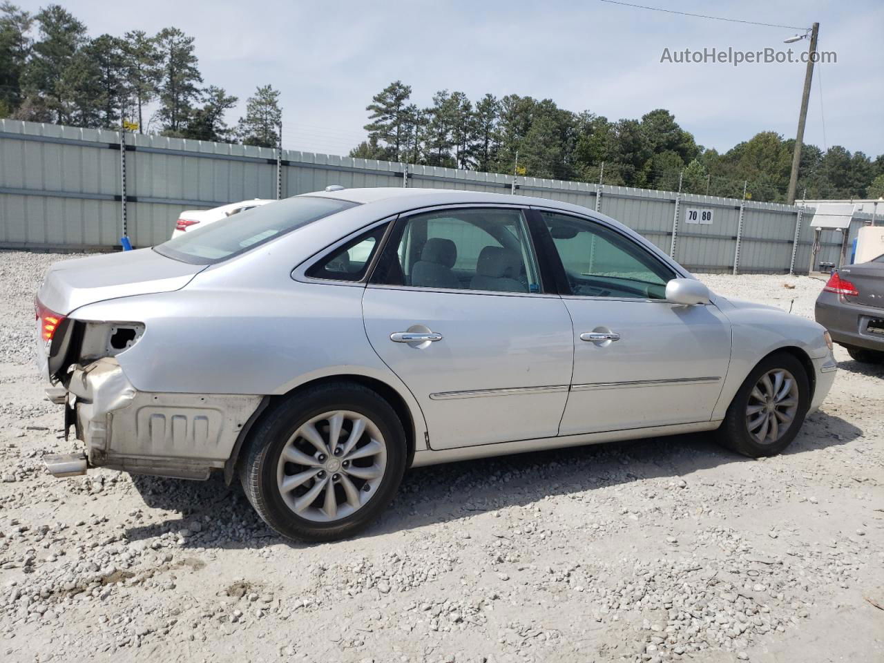 2008 Hyundai Azera Gls Silver vin: KMHFC46D28A319436