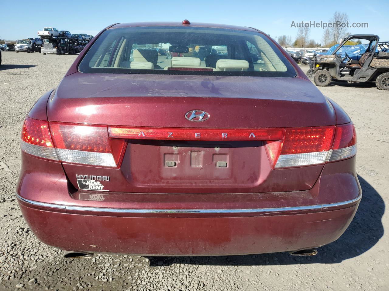 2008 Hyundai Azera Gls Maroon vin: KMHFC46D78A332716