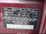 2008 Hyundai Azera Gls Burgundy vin: KMHFC46D78A333610
