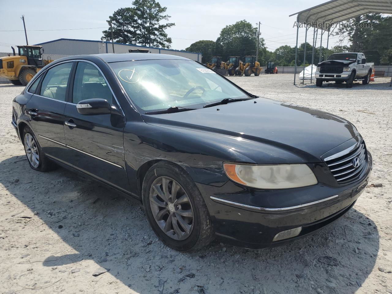 2008 Hyundai Azera Se Black vin: KMHFC46F08A253972