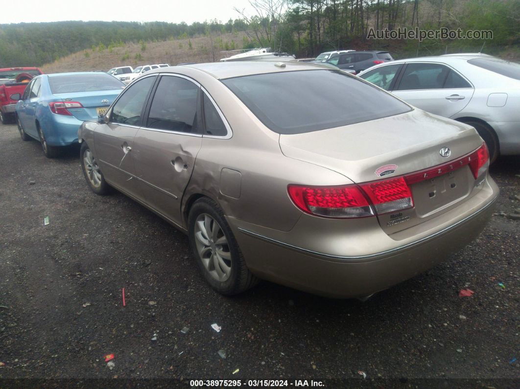 2008 Hyundai Azera Limited Tan vin: KMHFC46F08A272151