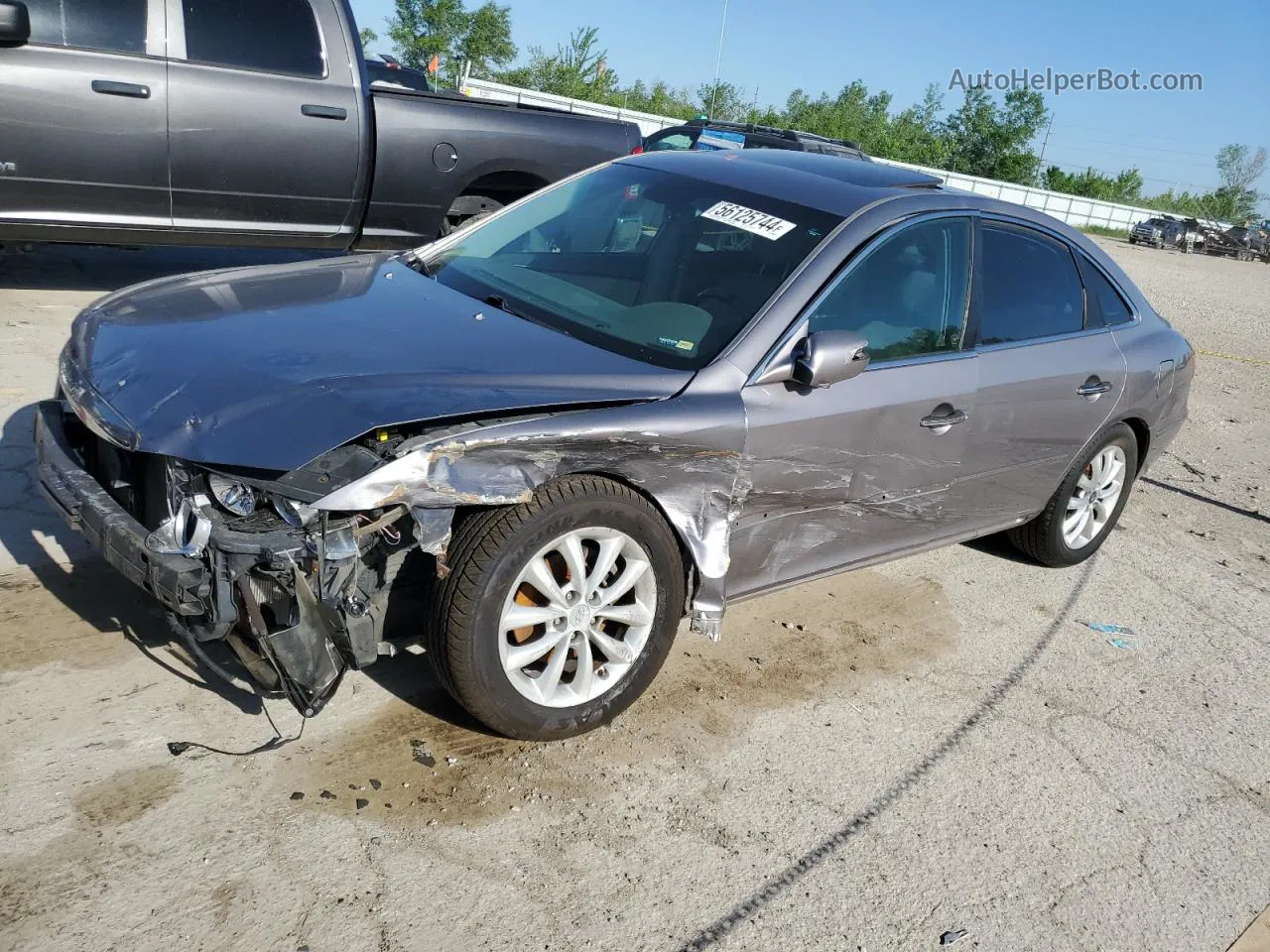 2008 Hyundai Azera Se Silver vin: KMHFC46F08A273123