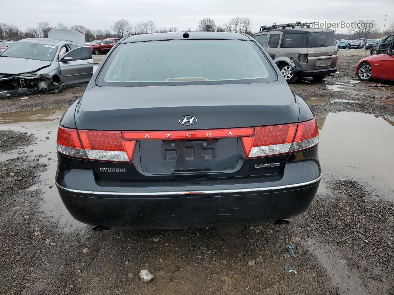 2008 Hyundai Azera Se Черный vin: KMHFC46F08A319968