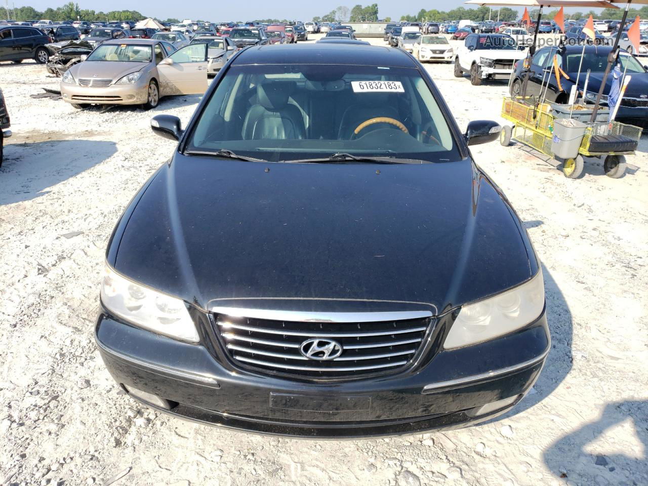 2008 Hyundai Azera Se Black vin: KMHFC46F08A332333