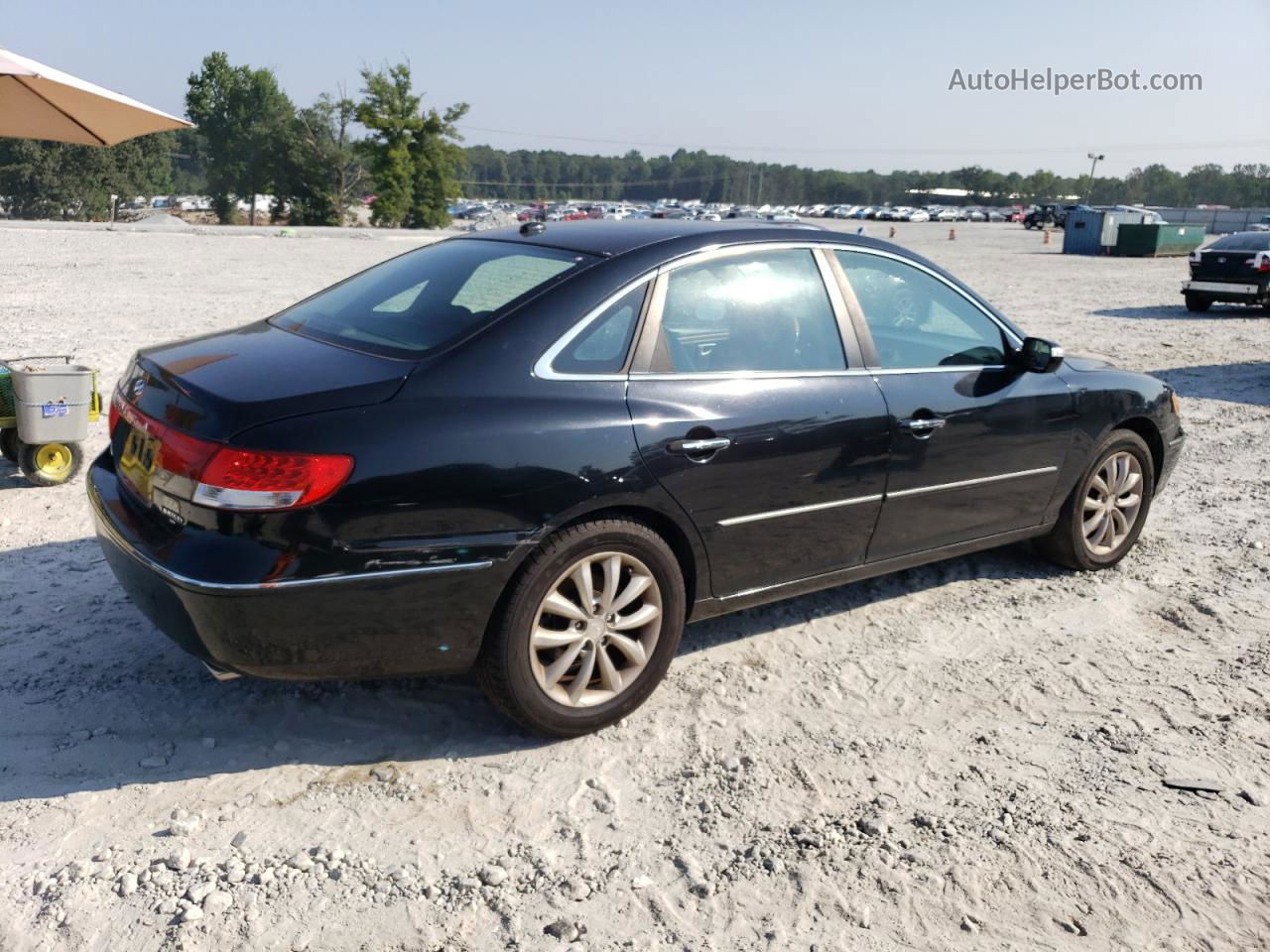 2008 Hyundai Azera Se Черный vin: KMHFC46F08A332333