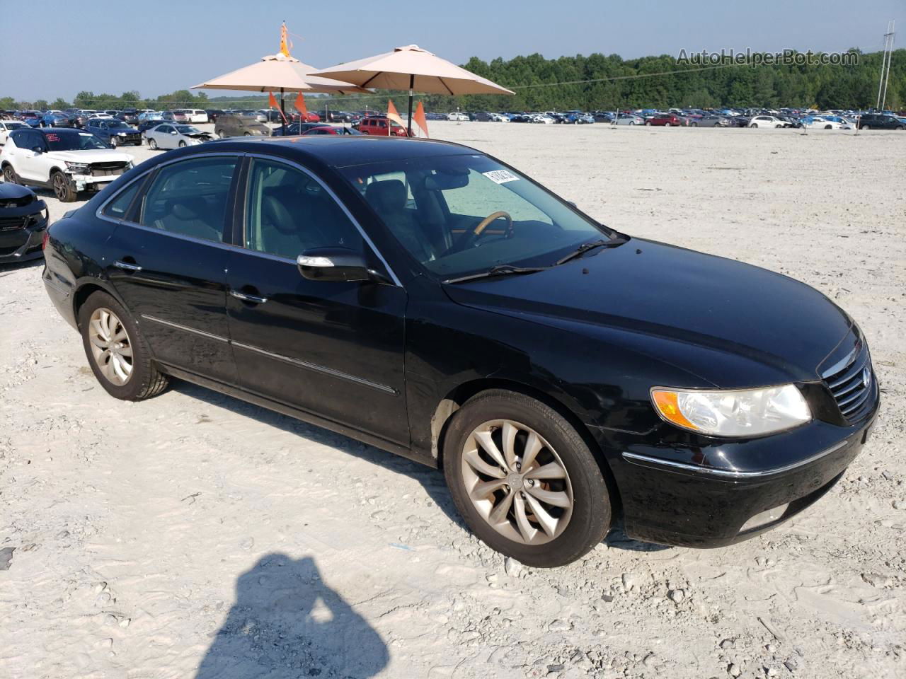 2008 Hyundai Azera Se Black vin: KMHFC46F08A332333