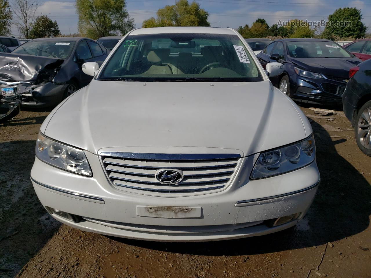 2008 Hyundai Azera Se Белый vin: KMHFC46F18A290481