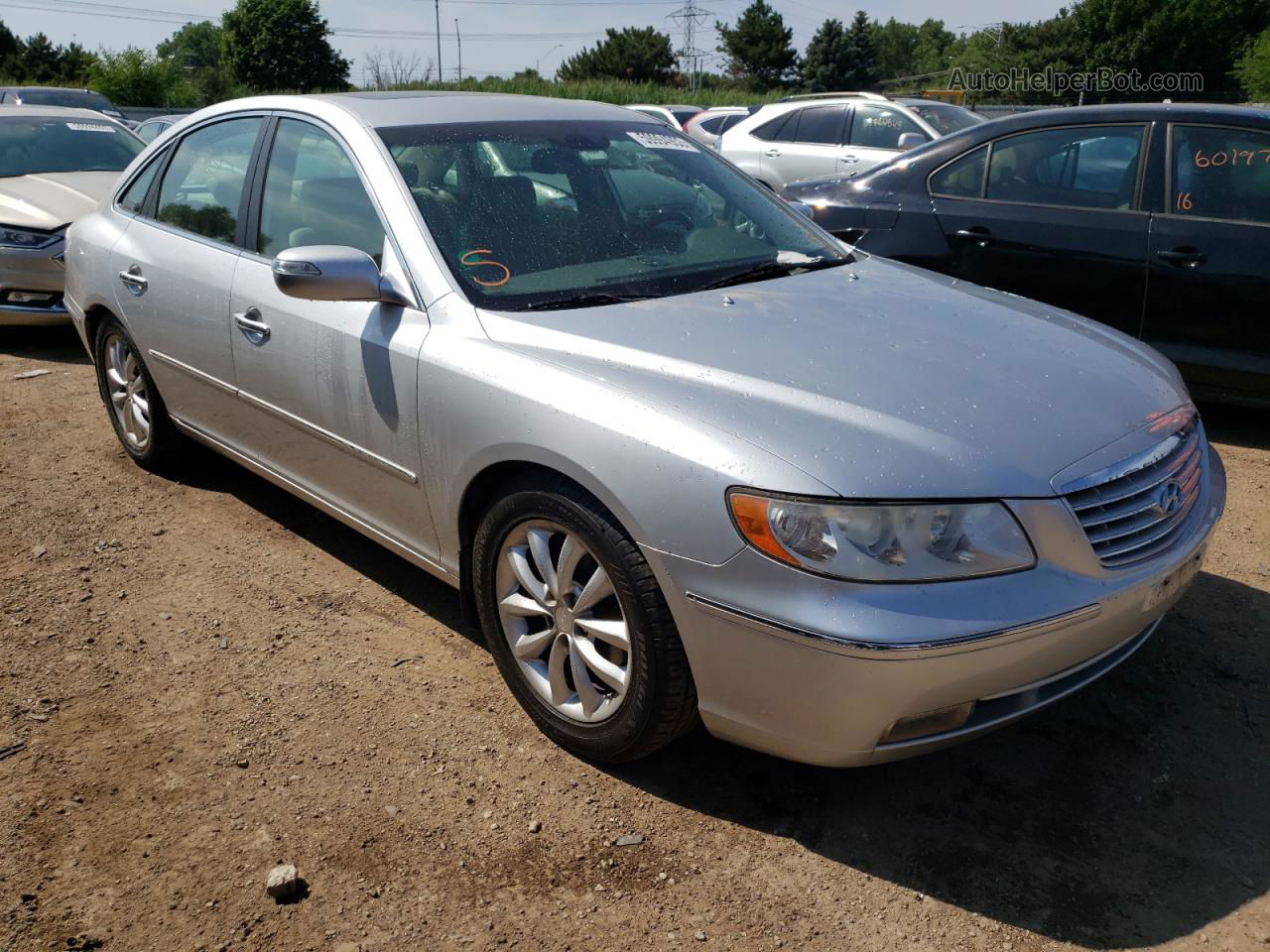 2008 Hyundai Azera Se Silver vin: KMHFC46F18A291999