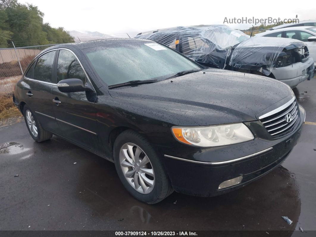 2008 Hyundai Azera Limited Black vin: KMHFC46F18A302323