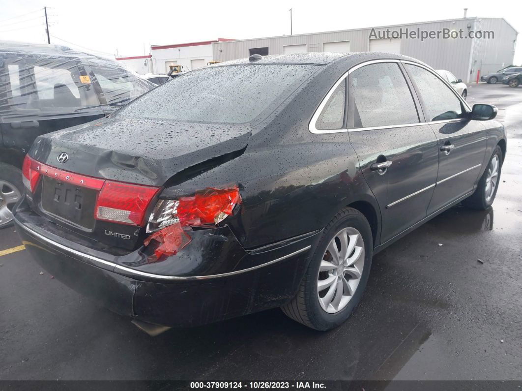 2008 Hyundai Azera Limited Black vin: KMHFC46F18A302323