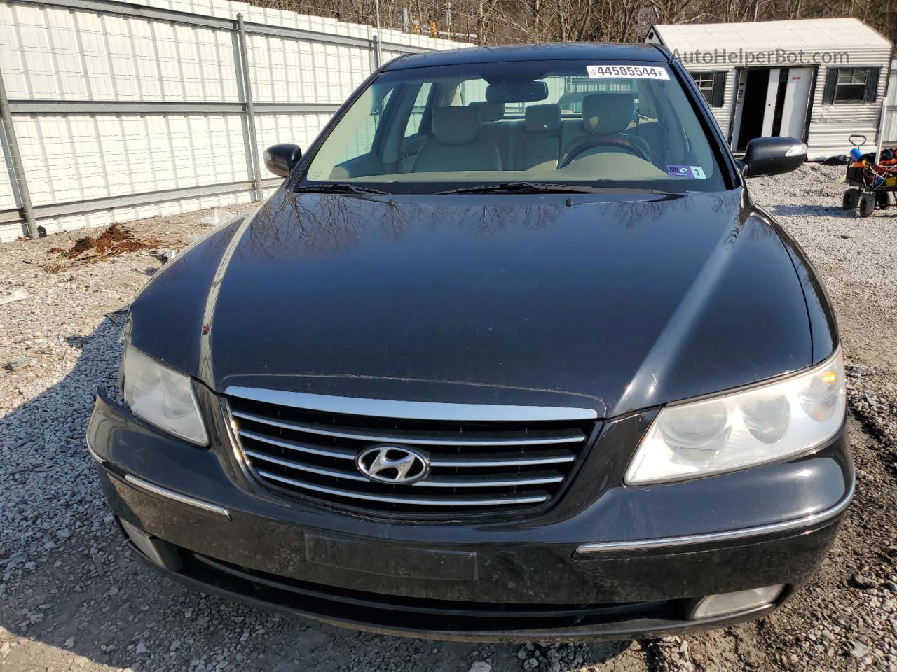 2008 Hyundai Azera Se Черный vin: KMHFC46F18A302578