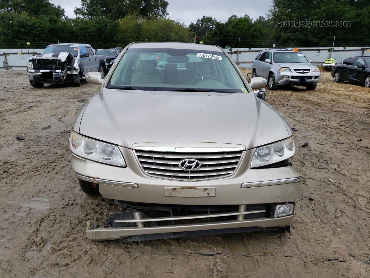 2008 Hyundai Azera Se Золотой vin: KMHFC46F18A320725