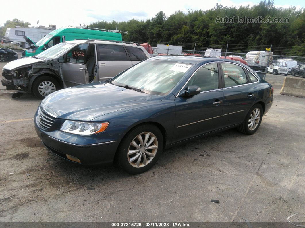 2008 Hyundai Azera Limited Синий vin: KMHFC46F18A321955