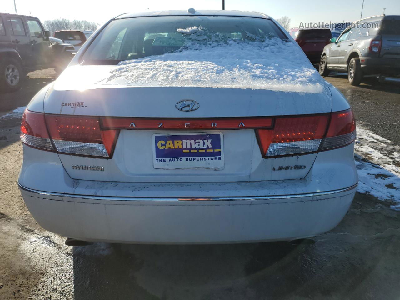 2008 Hyundai Azera Se White vin: KMHFC46F28A263922