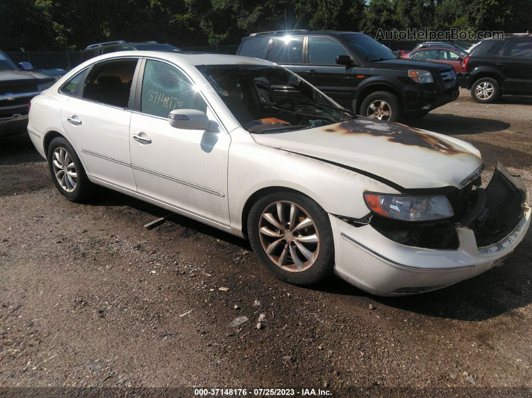 2008 Hyundai Azera Limited White vin: KMHFC46F28A304016