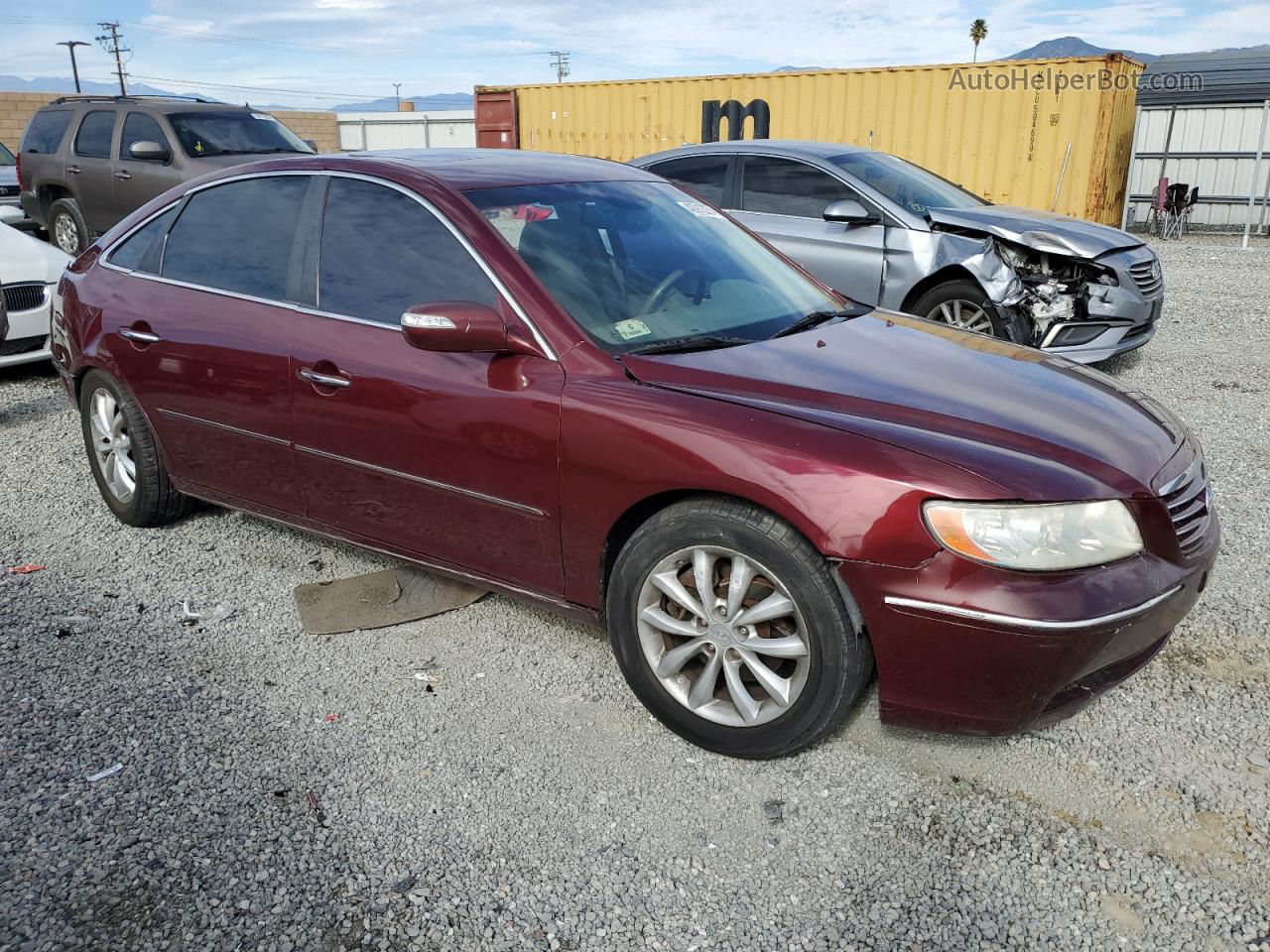 2008 Hyundai Azera Se Maroon vin: KMHFC46F28A316859