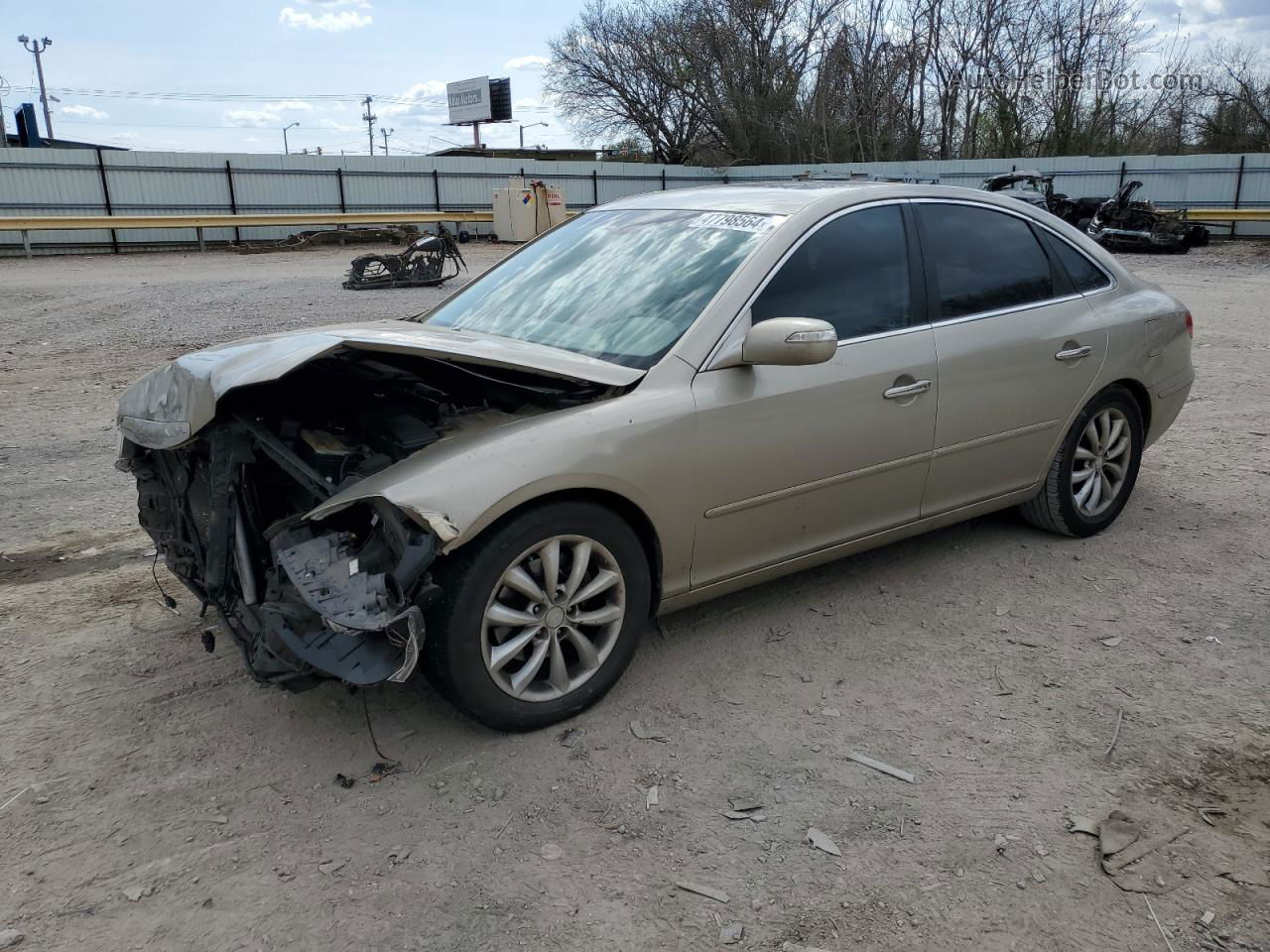 2008 Hyundai Azera Se Beige vin: KMHFC46F28A320331