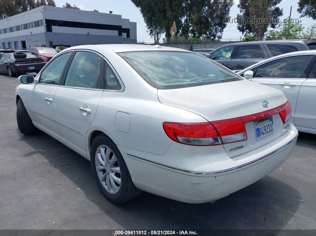 2008 Hyundai Azera Limited White vin: KMHFC46F28A333502