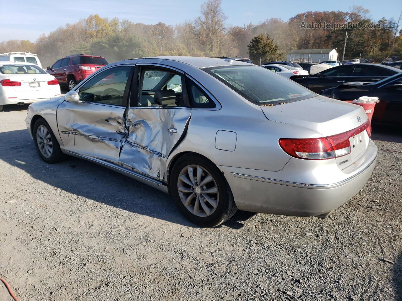 2008 Hyundai Azera Se Silver vin: KMHFC46F38A255361