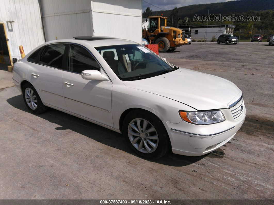 2008 Hyundai Azera Limited White vin: KMHFC46F38A265100