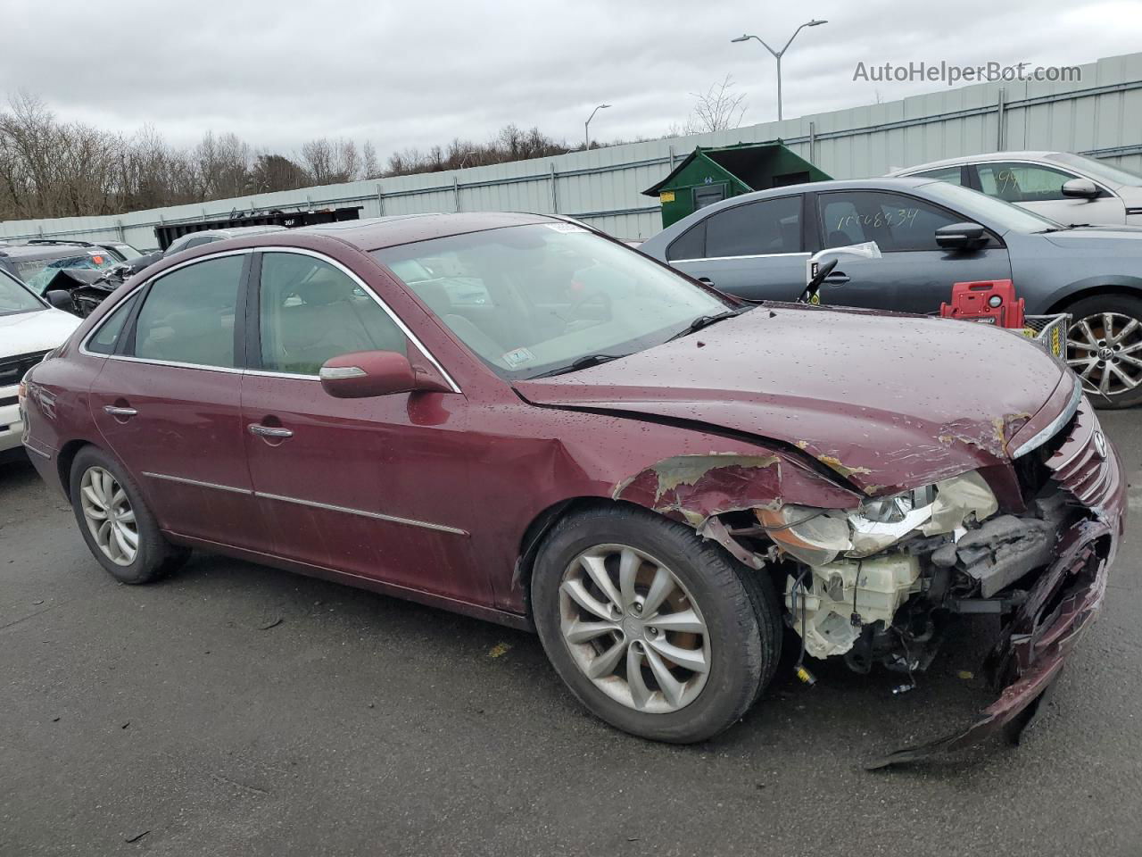 2008 Hyundai Azera Se Red vin: KMHFC46F38A316689