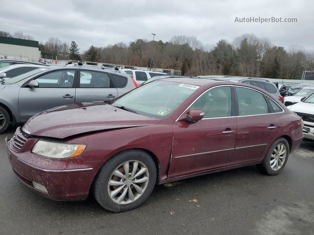 2008 Hyundai Azera Se Red vin: KMHFC46F38A316689