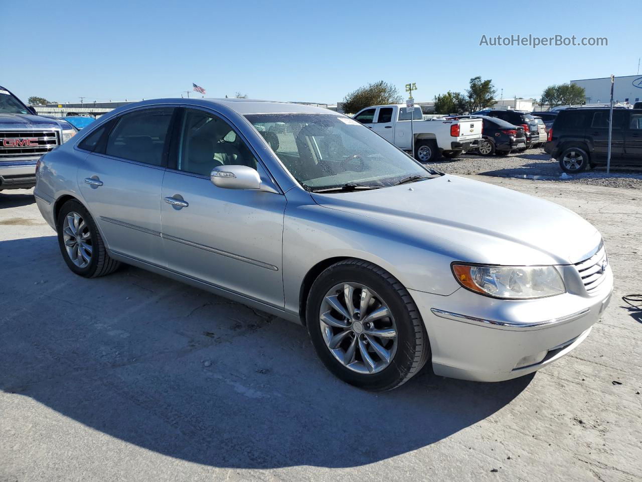 2008 Hyundai Azera Se Silver vin: KMHFC46F38A319320