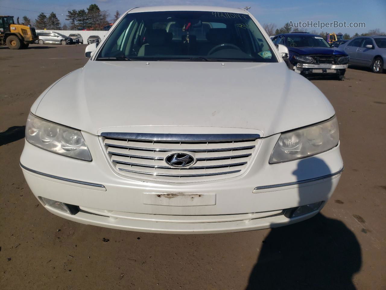 2008 Hyundai Azera Se White vin: KMHFC46F38A334111