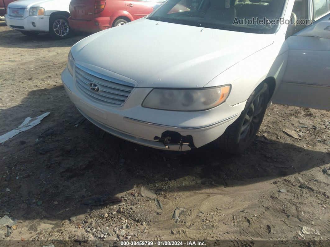 2008 Hyundai Azera Limited White vin: KMHFC46F48A304261