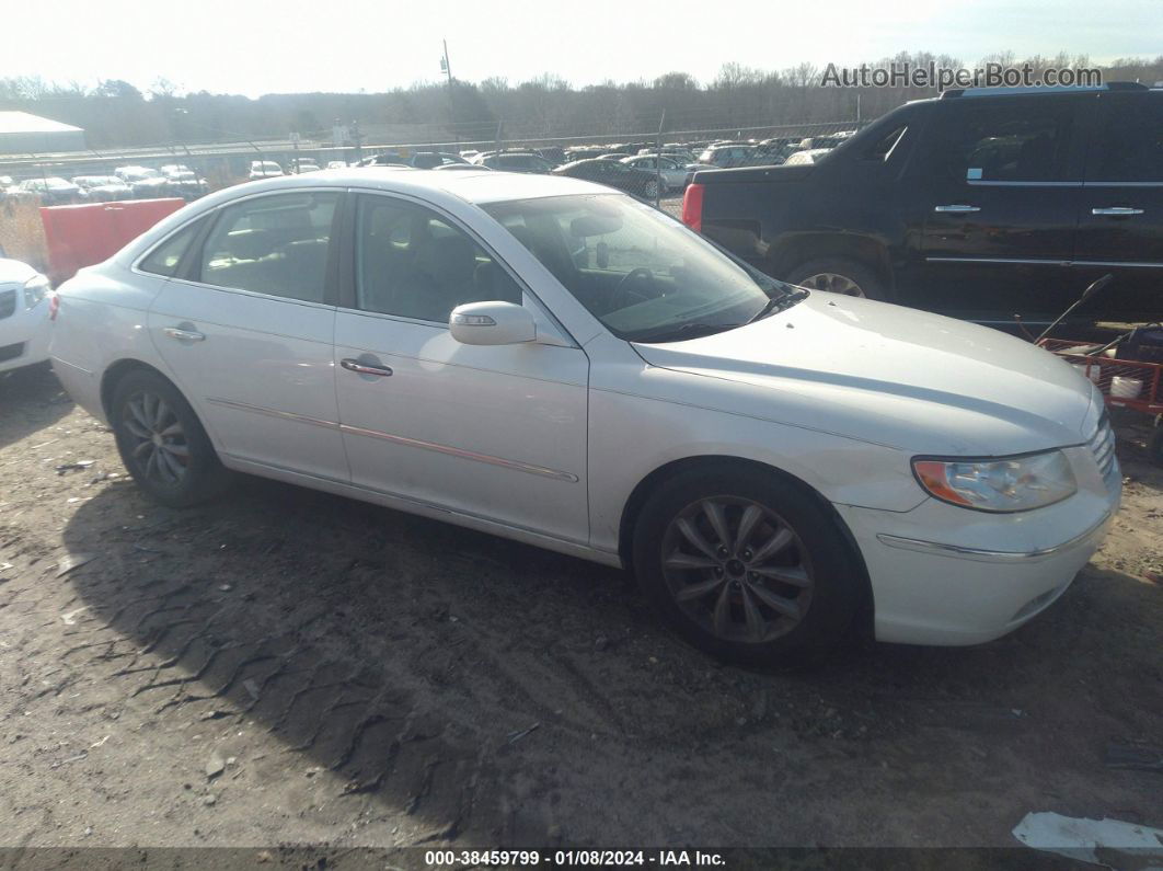 2008 Hyundai Azera Limited White vin: KMHFC46F48A304261