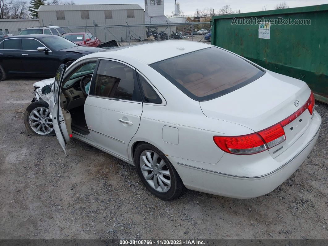 2008 Hyundai Azera Limited White vin: KMHFC46F48A305118