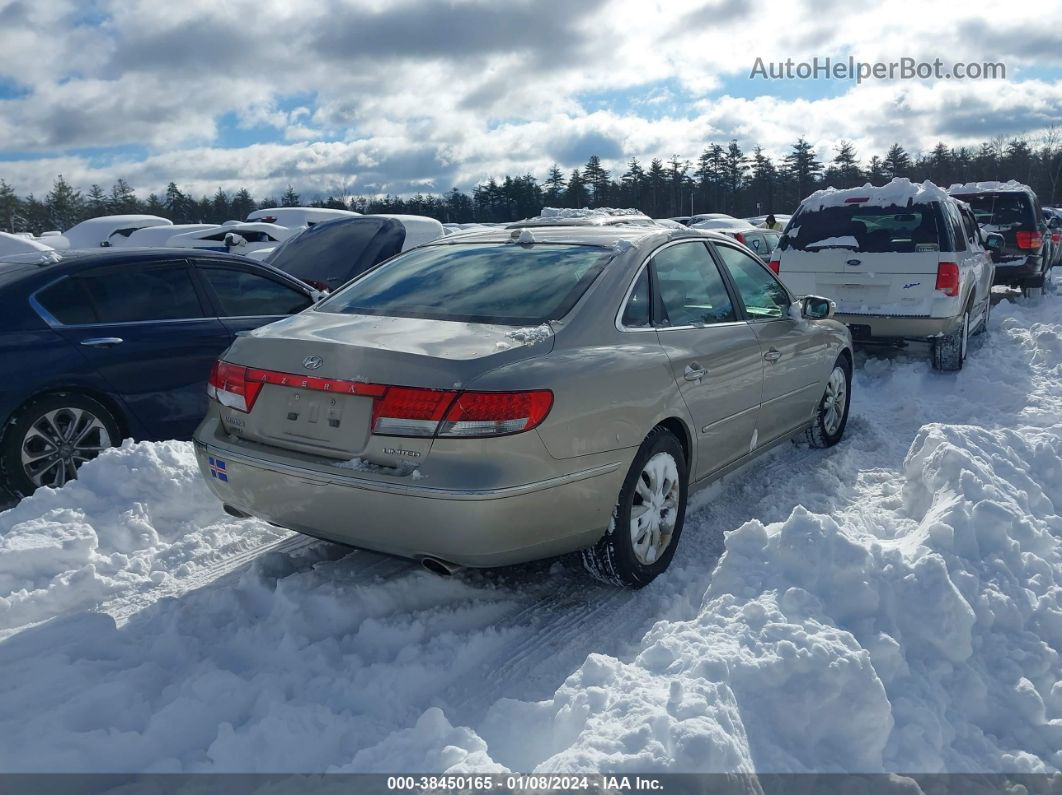 2008 Hyundai Azera Limited Золотой vin: KMHFC46F48A320976