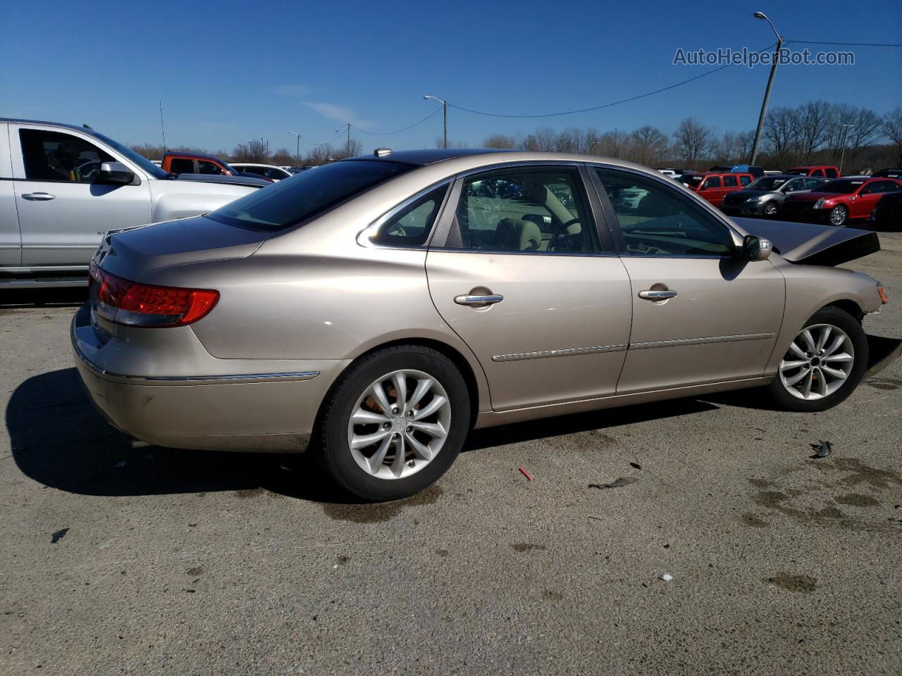 2008 Hyundai Azera Se Желто-коричневый vin: KMHFC46F58A251957