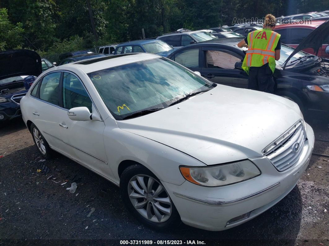 2008 Hyundai Azera Limited Белый vin: KMHFC46F58A263123