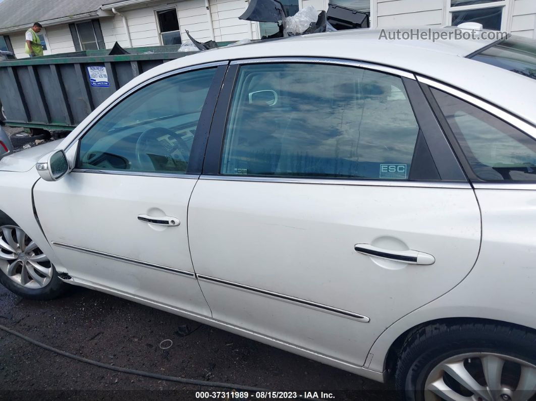 2008 Hyundai Azera Limited White vin: KMHFC46F58A263123