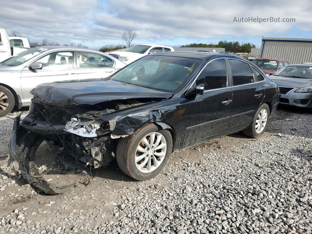 2008 Hyundai Azera Se Black vin: KMHFC46F58A293724