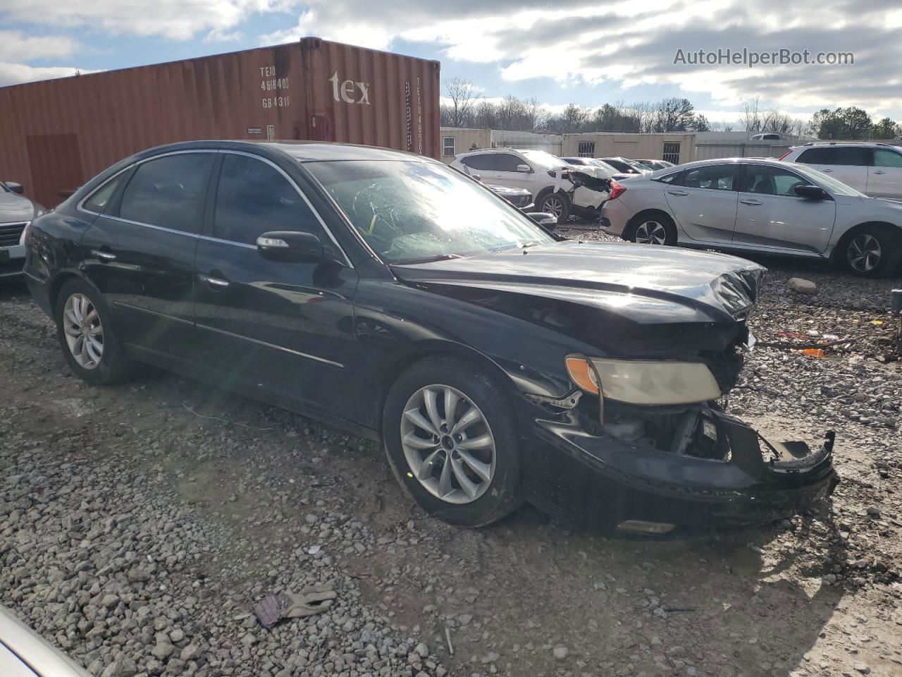 2008 Hyundai Azera Se Black vin: KMHFC46F58A293724