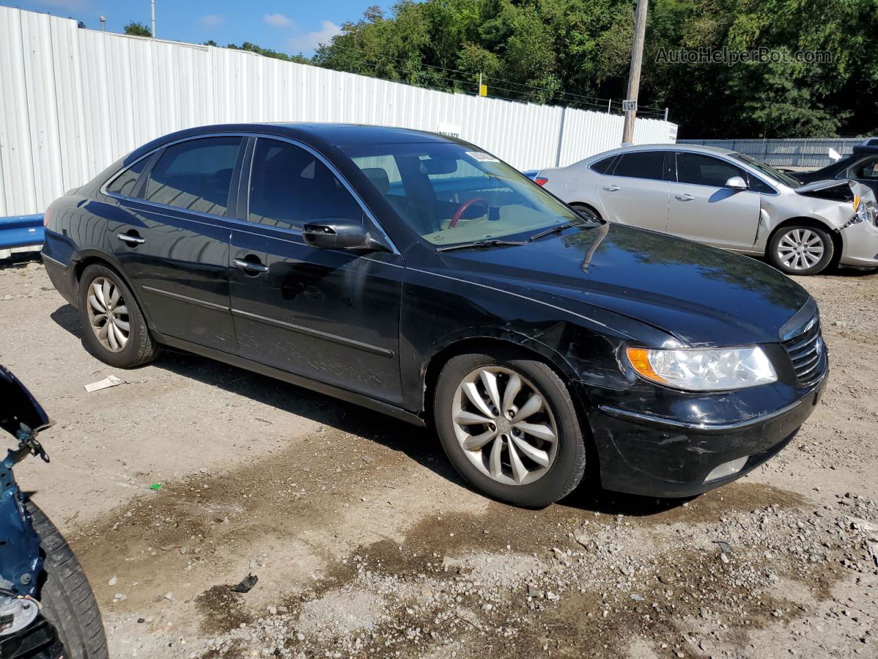 2008 Hyundai Azera Se Black vin: KMHFC46F58A303233