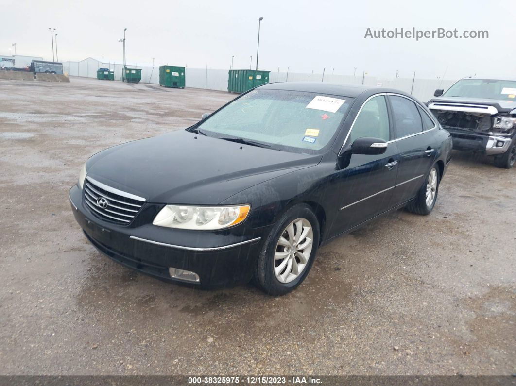 2008 Hyundai Azera Limited Black vin: KMHFC46F58A310943