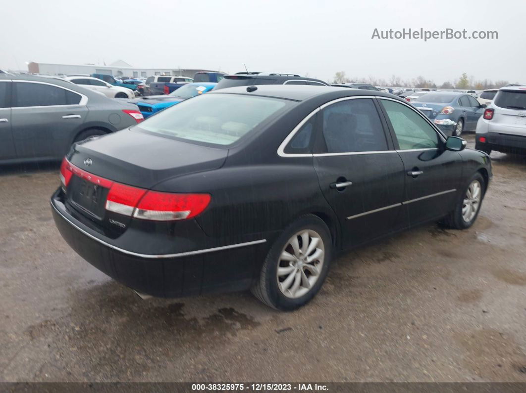 2008 Hyundai Azera Limited Black vin: KMHFC46F58A310943