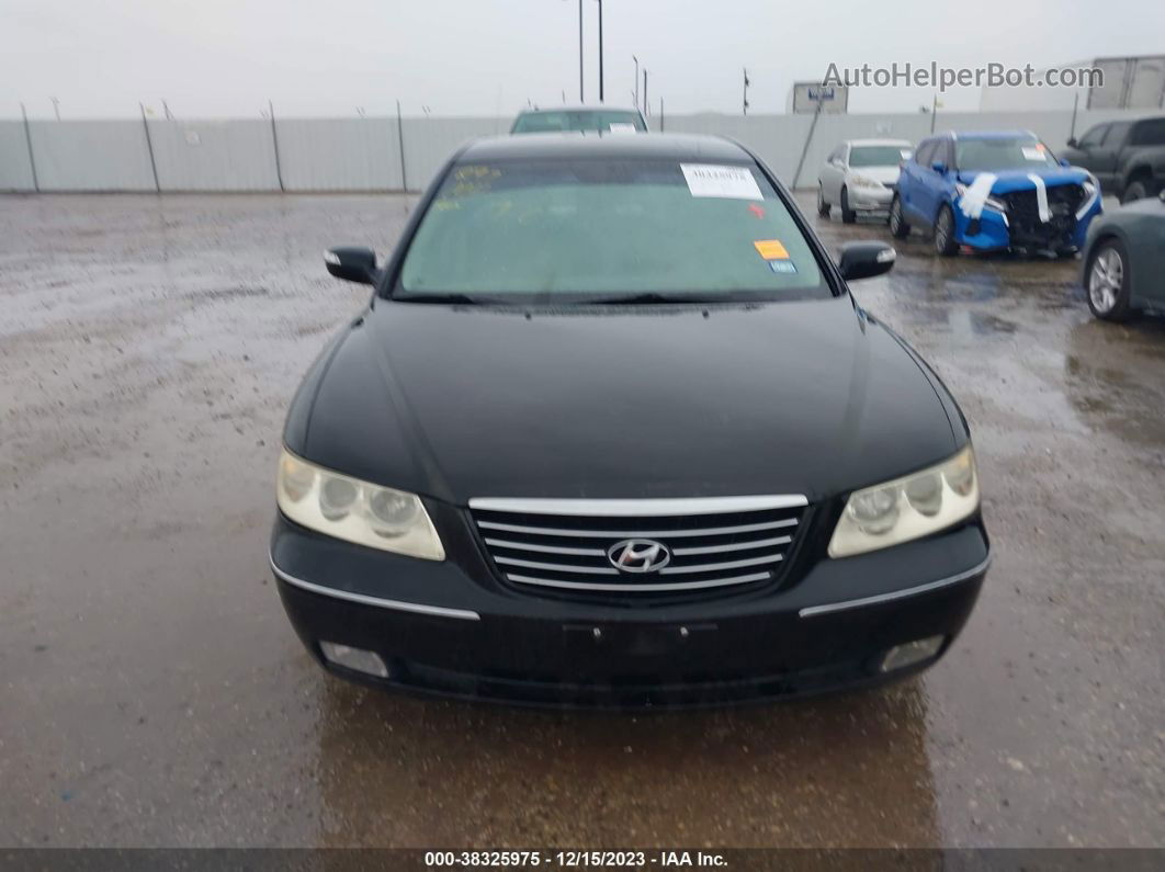 2008 Hyundai Azera Limited Black vin: KMHFC46F58A310943