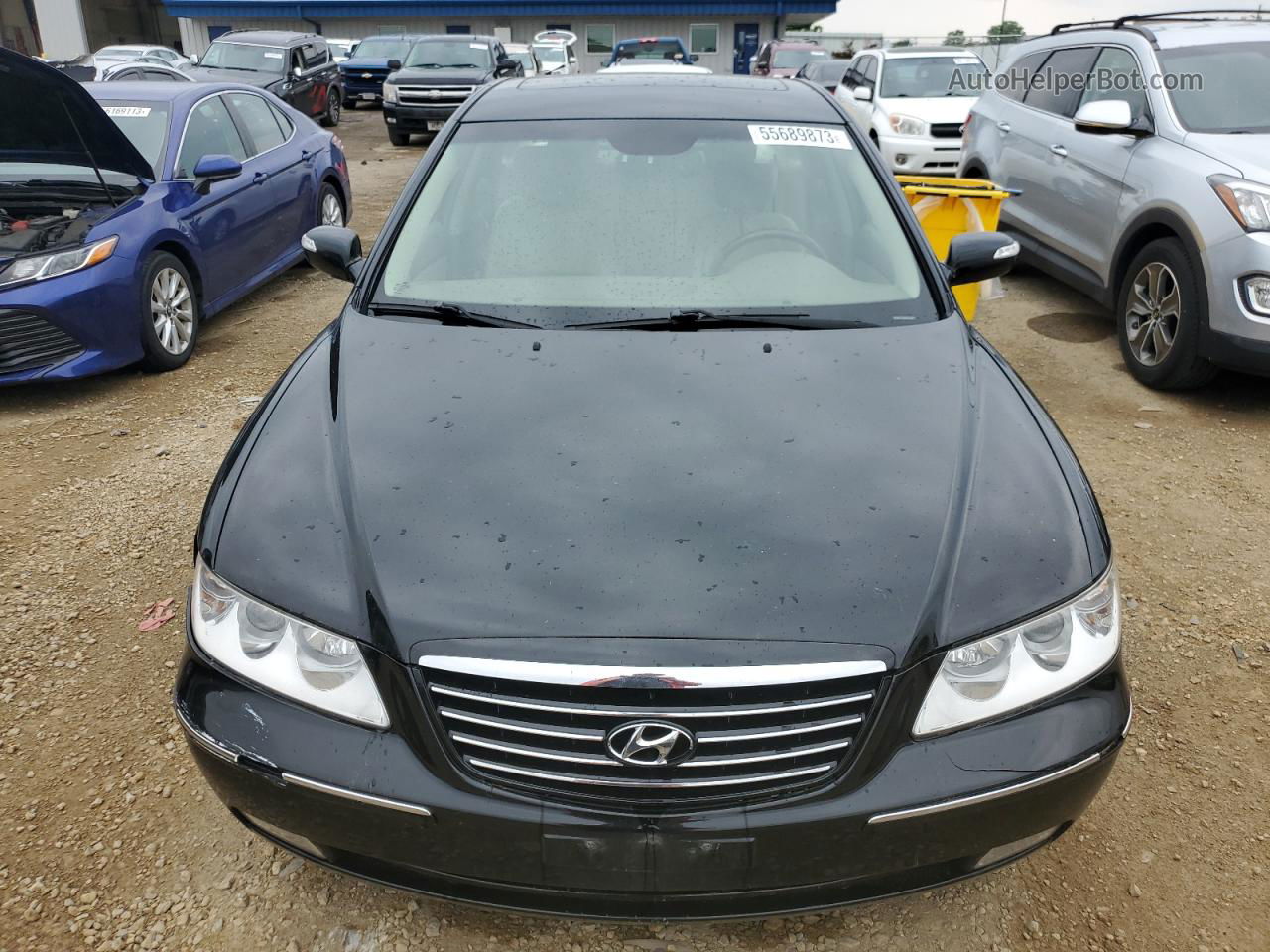 2008 Hyundai Azera Se Black vin: KMHFC46F58A332747