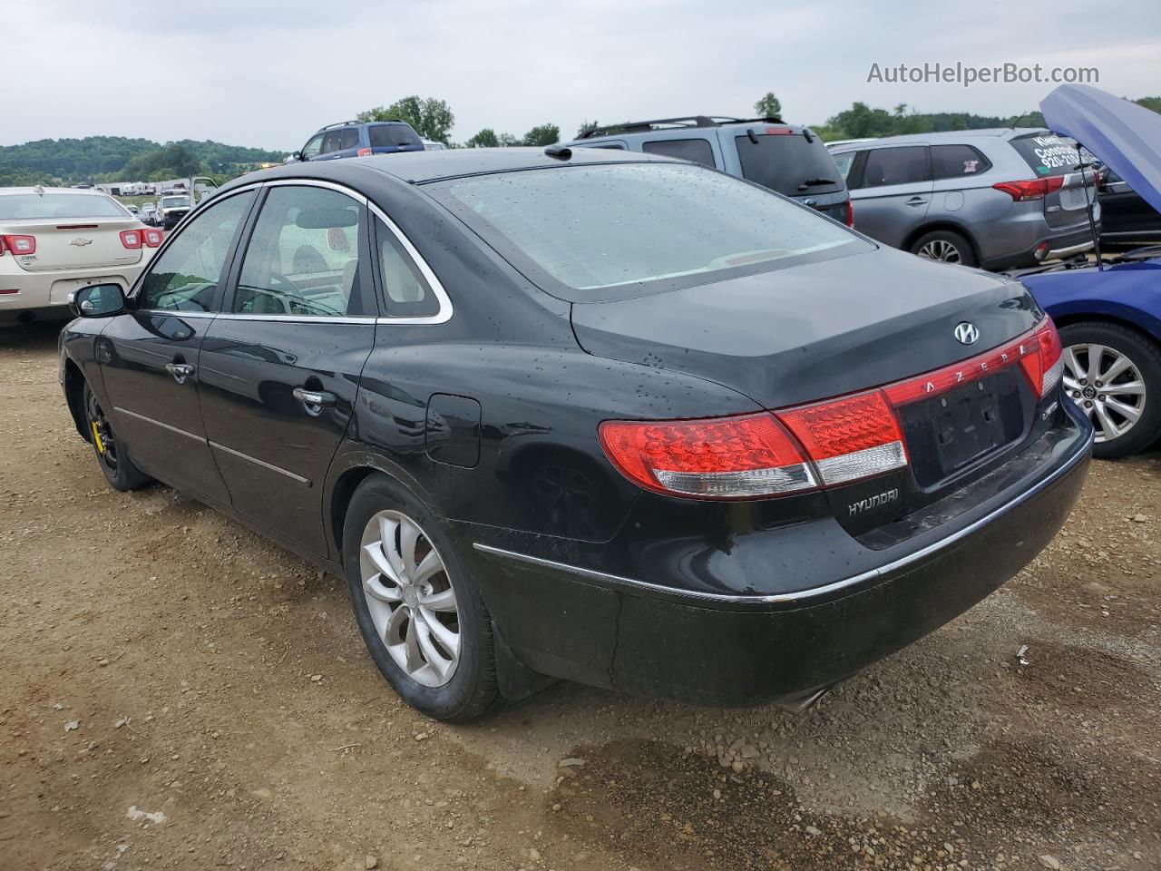 2008 Hyundai Azera Se Black vin: KMHFC46F58A332747