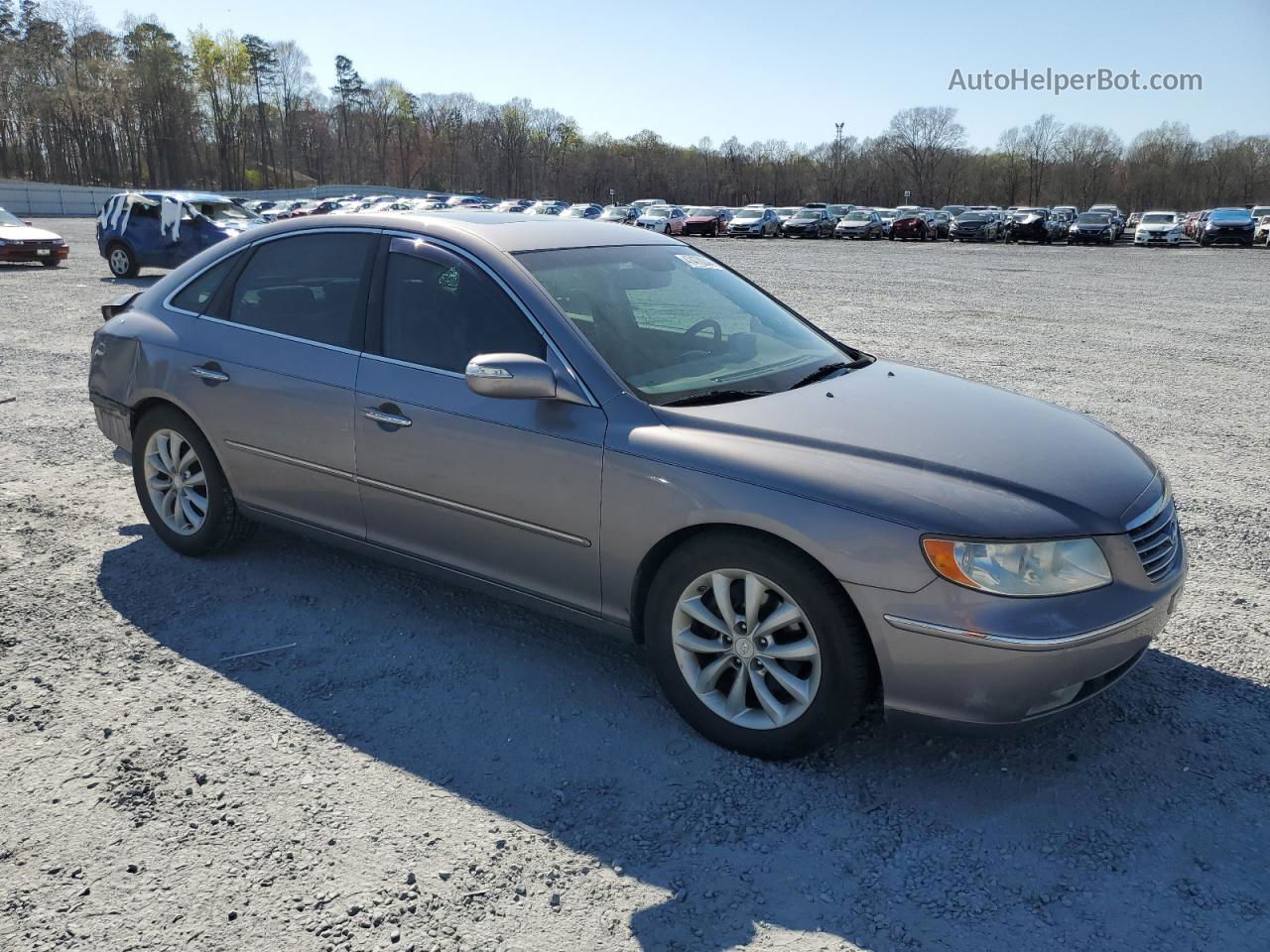 2008 Hyundai Azera Se Silver vin: KMHFC46F68A253586